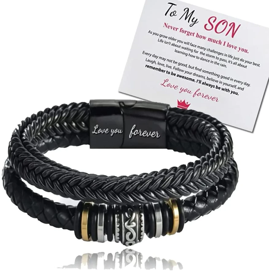 Men's Leather Bracelet - Affordable Online Shopping for Accessories